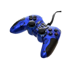 Game Pad Wired USB Double Point PT-600D BLUE